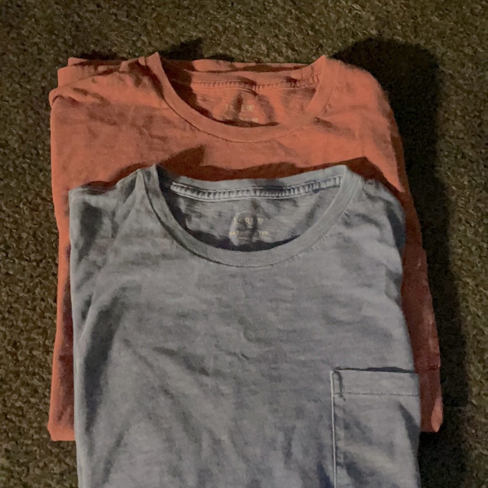 J.crew 2 pack of pocket t shirts